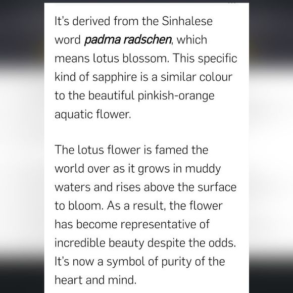 Natural 3CT Padparadscha Sapphire & Topaz 925 Sterling Silver Ring Sz 6 - Picture 9 of 16